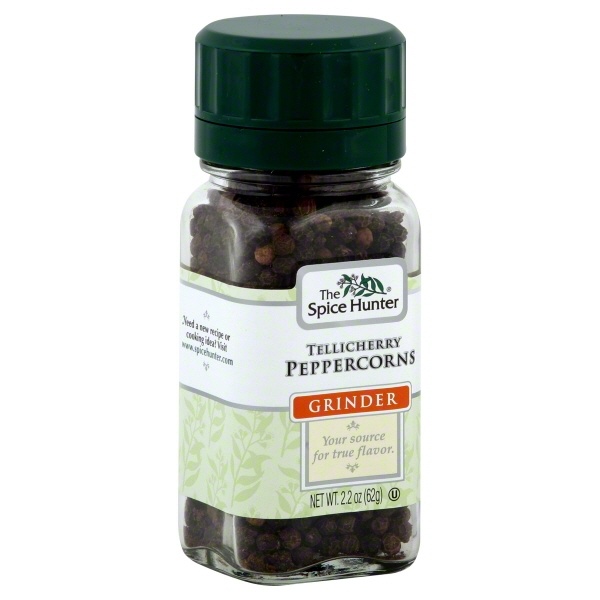 slide 1 of 1, The Spice Hunter Tellicherry Peppercorns Grinder, 2.2 oz