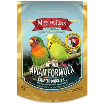 slide 1 of 1, Missing Link Original Superfood Avian Formula Bird Food Supplement, 3.5 oz