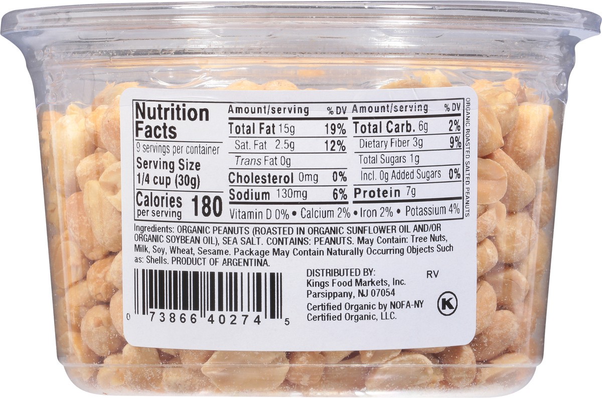 slide 9 of 12, Kn Org Peanuts-roasted Salted- 10 oz, 10 oz