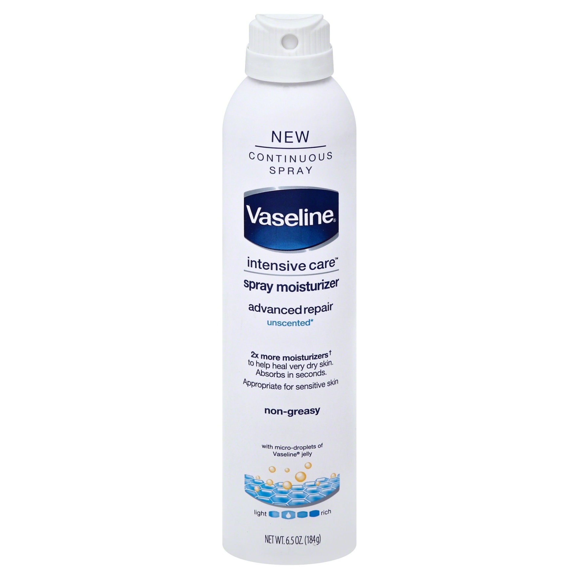 slide 1 of 2, Vaseline Intensive Care Spray Moisturizer, 6.5 oz