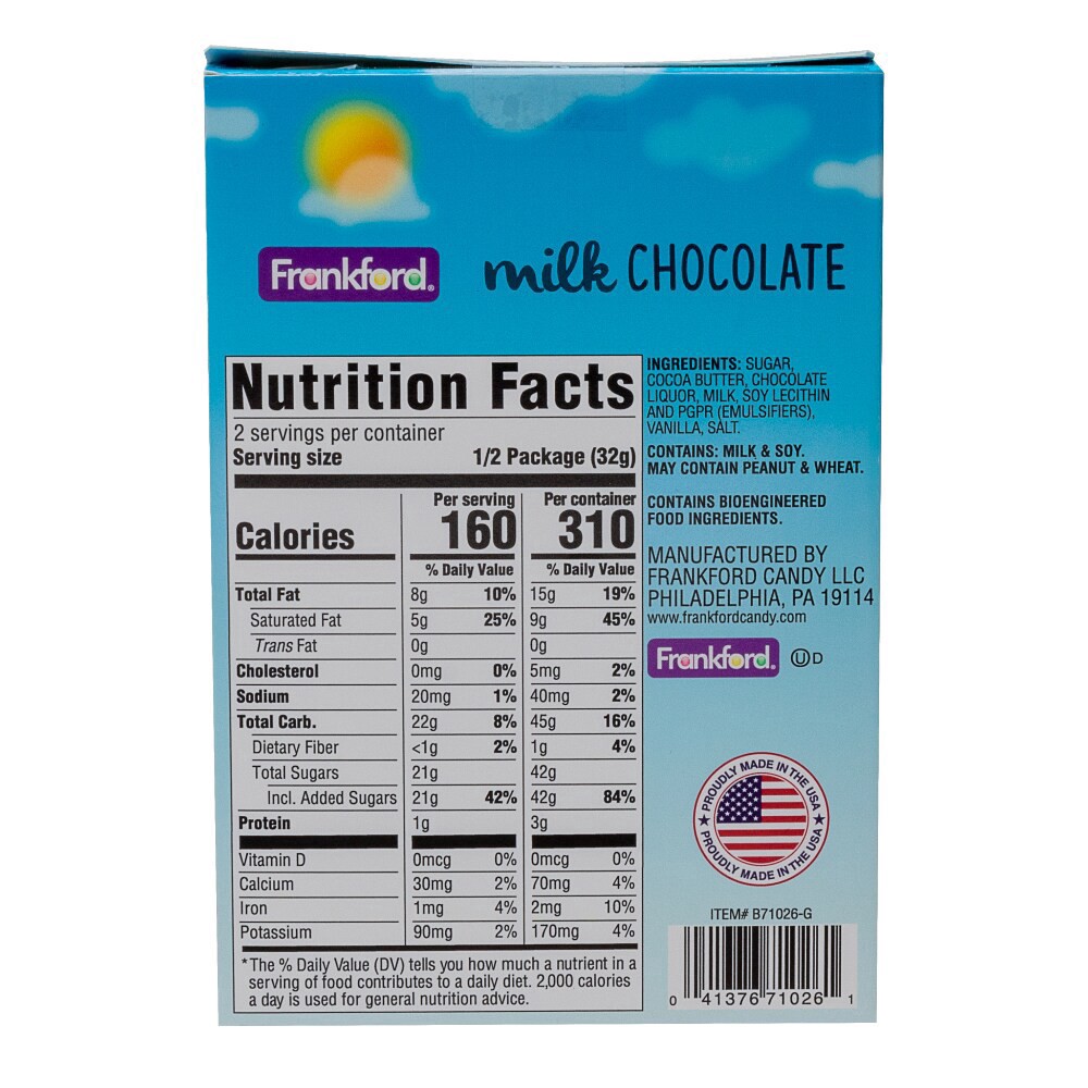 slide 2 of 2, Frankford Milk Chocolate Rabbit, 2.25 oz