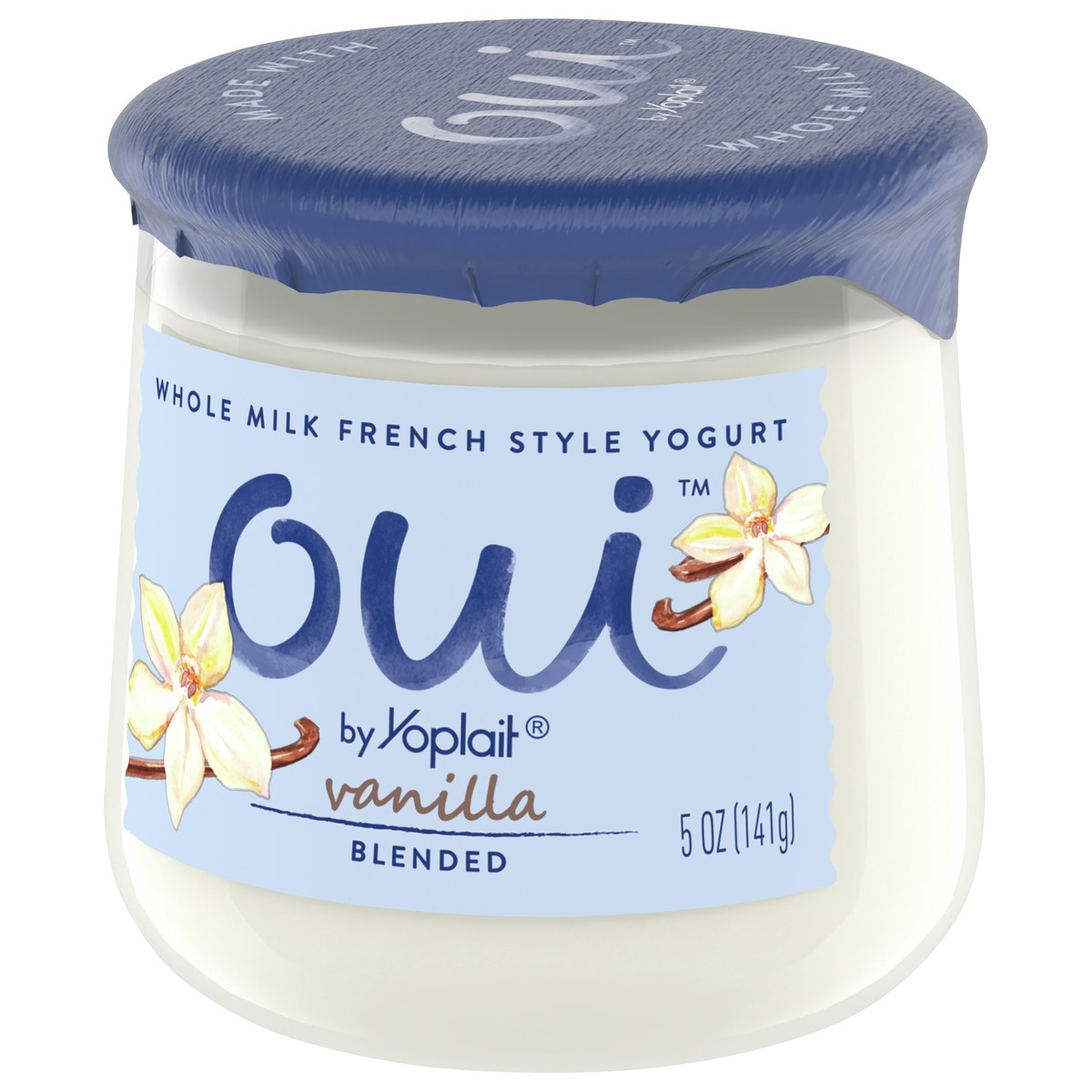 slide 3 of 9, Oui by Yoplait French Style Vanilla Whole Milk Yogurt, 5 OZ Jar, 5 oz