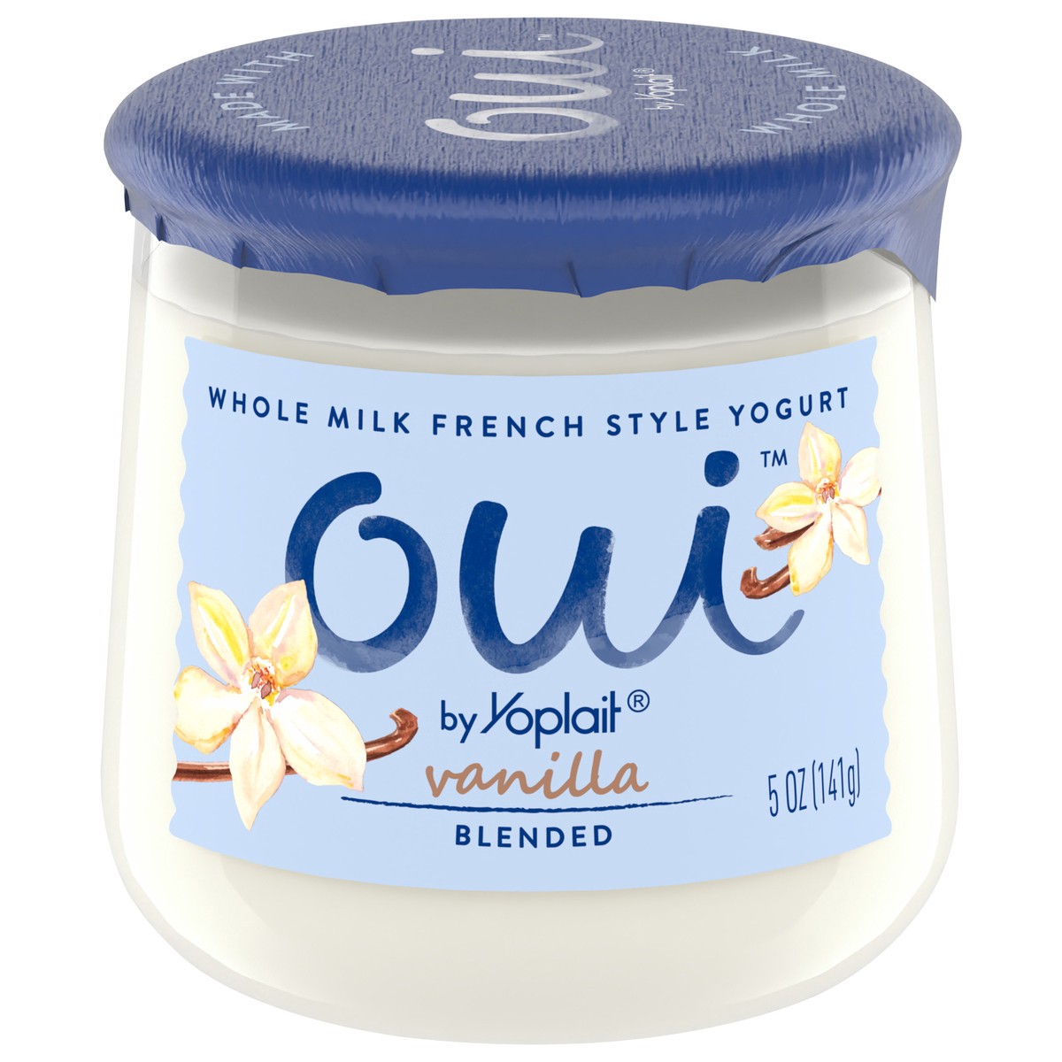 slide 1 of 9, Oui by Yoplait French Style Vanilla Whole Milk Yogurt, 5 OZ Jar, 5 oz