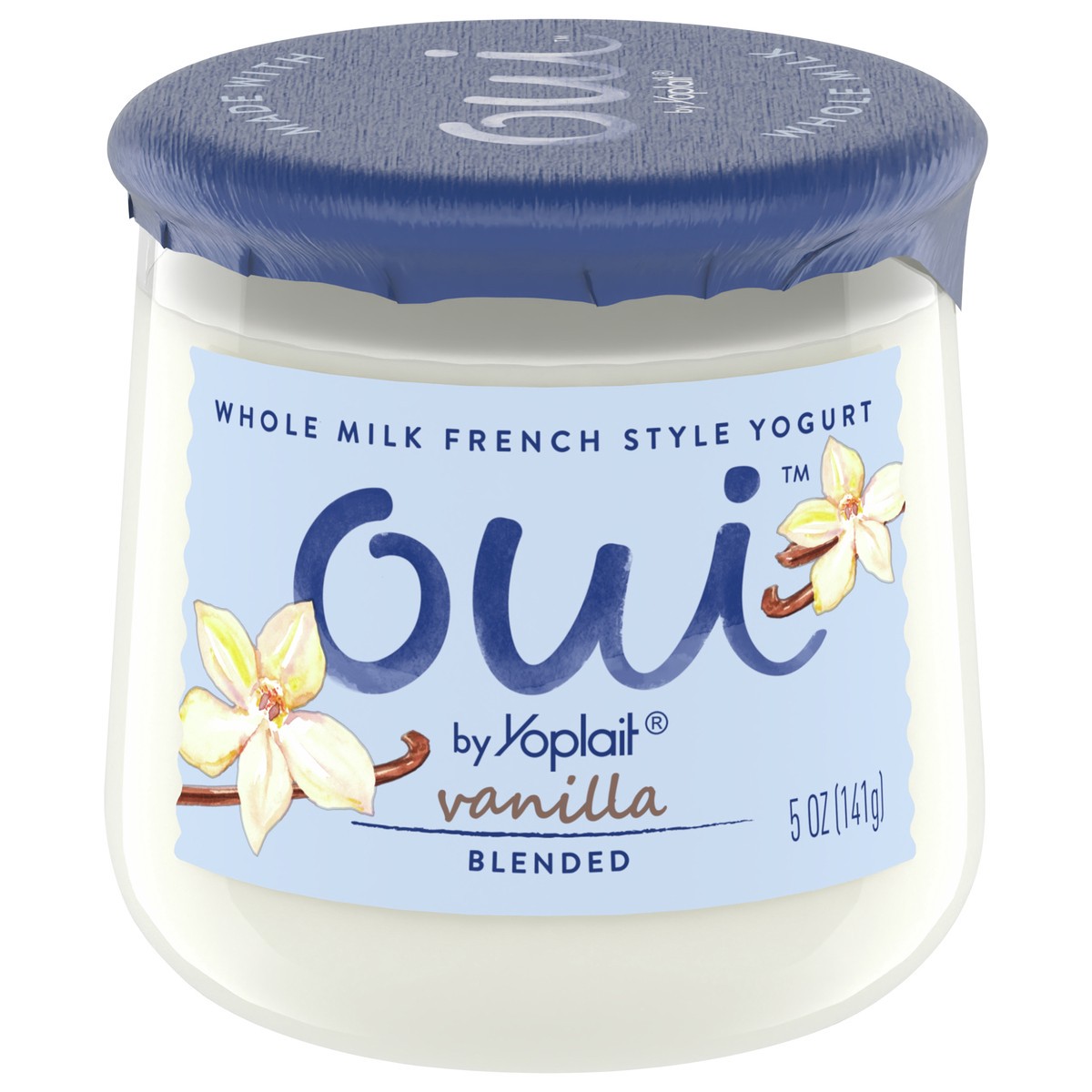 slide 1 of 9, Oui by Yoplait French Style Vanilla Whole Milk Yogurt, 5 OZ Jar, 5 oz