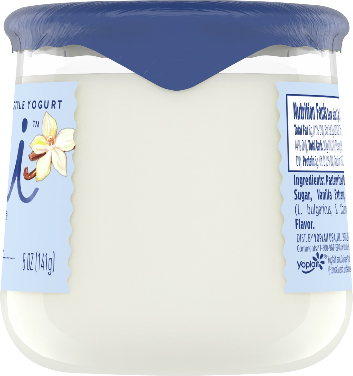 slide 7 of 9, Oui by Yoplait French Style Vanilla Whole Milk Yogurt, 5 OZ Jar, 5 oz