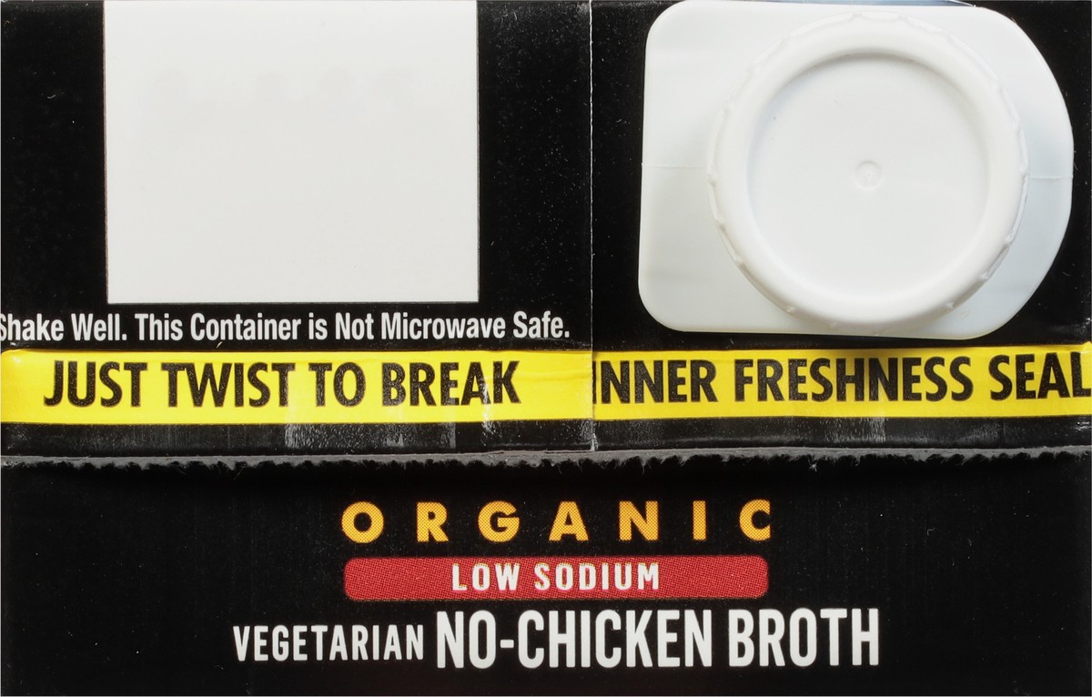 slide 10 of 10, Imagine Organic Low Sodium Vegetarian No-Chicken Broth 32 fl. oz. Aseptic Pack, 32 fl oz