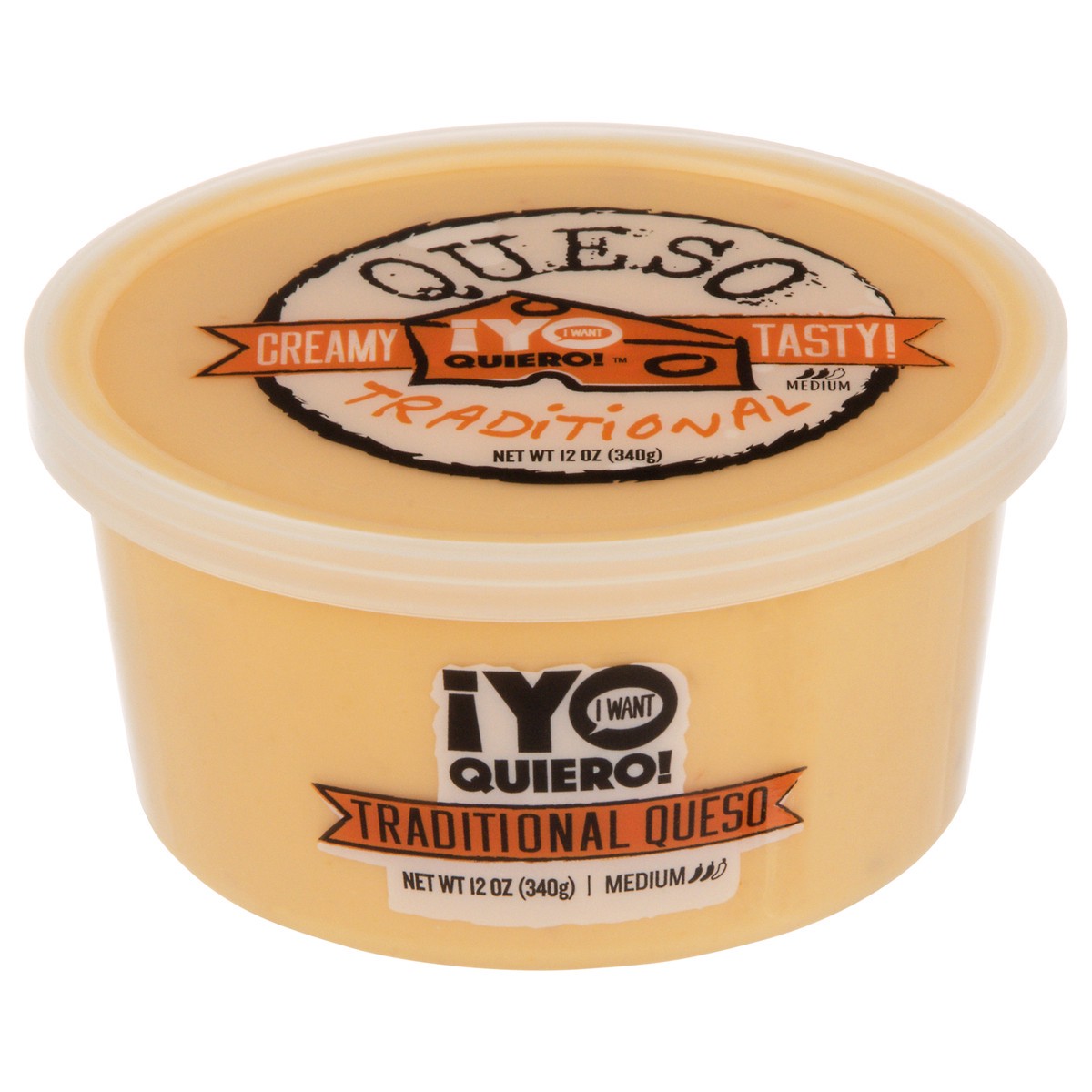 slide 1 of 1, ¡Yo Quiero! Medium Traditional Queso 12 oz, 12 oz