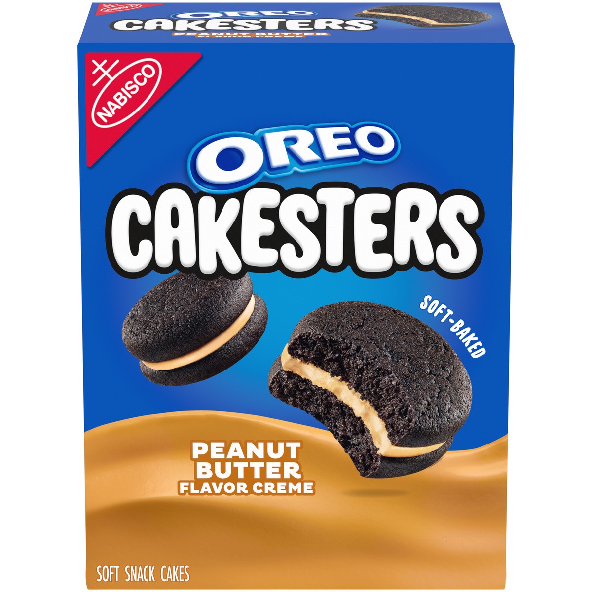 slide 11 of 13, OREO Peanut Butter Creme Cakesters Soft Snack Cakes, 5 - 2.02 oz Snack Packs, 10.1 oz