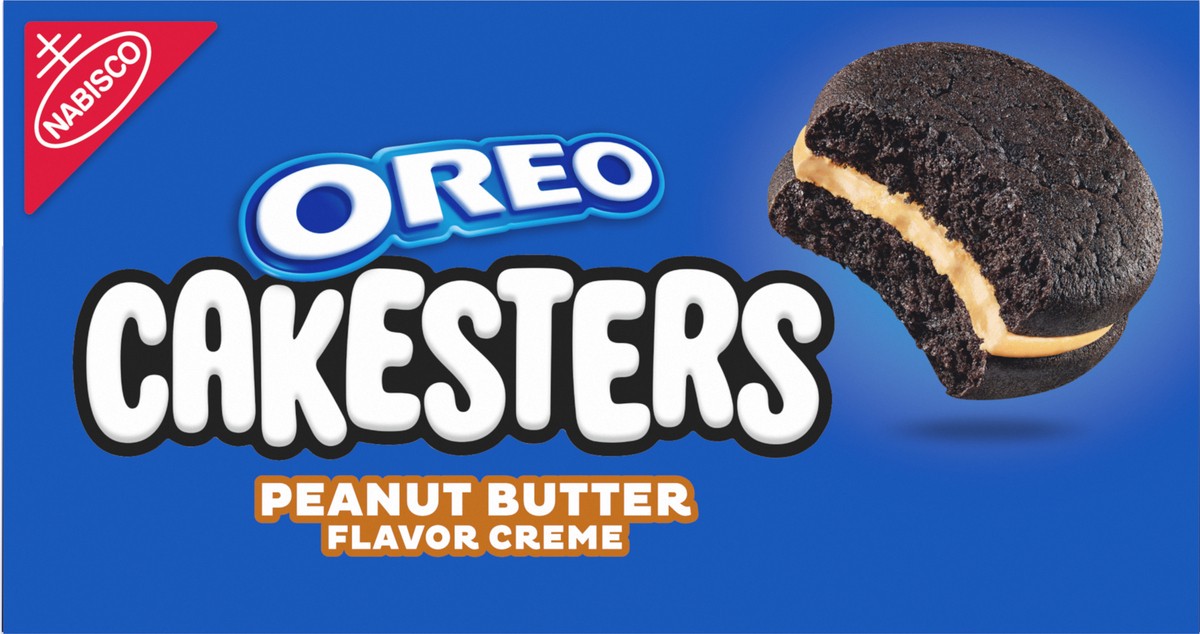 slide 4 of 13, OREO Peanut Butter Creme Cakesters Soft Snack Cakes, 5 - 2.02 oz Snack Packs, 10.1 oz