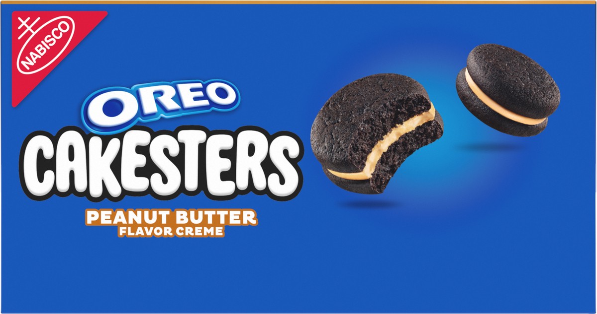 slide 3 of 13, OREO Peanut Butter Creme Cakesters Soft Snack Cakes, 5 - 2.02 oz Snack Packs, 10.1 oz