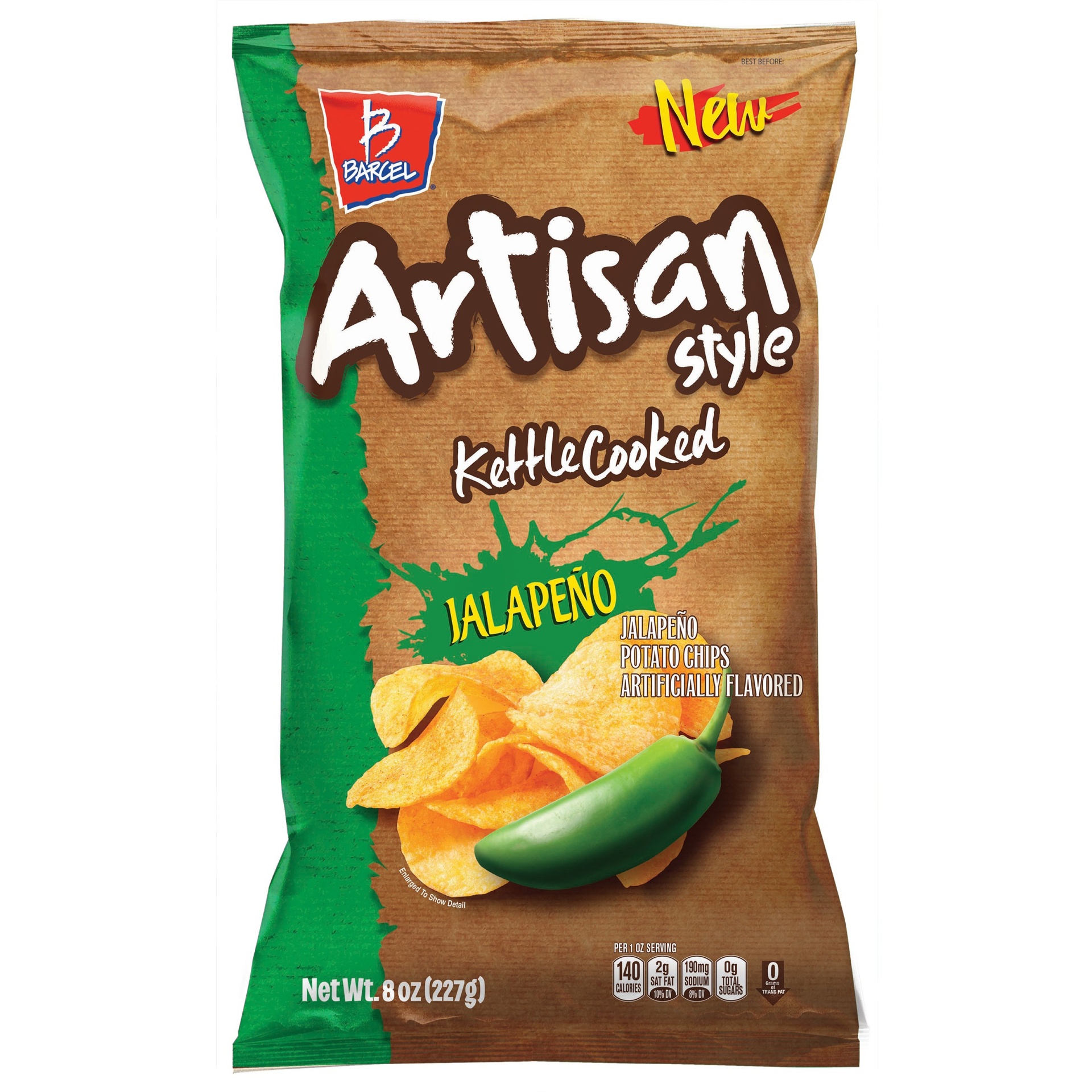 slide 1 of 5, Barcel Chips Jalapeno, 4.1 oz