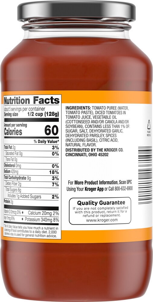 slide 2 of 3, Smart Way Tomato And Basil Pasta Sauce, 24 oz