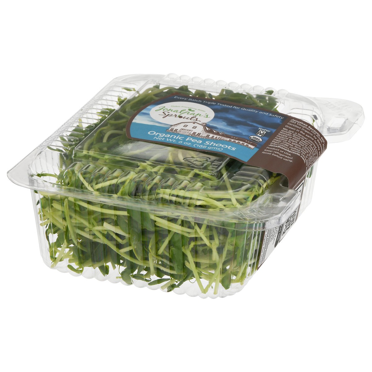 slide 8 of 9, Jonathan's Sprouts Organic Pea Shoots 6 oz, 6 oz