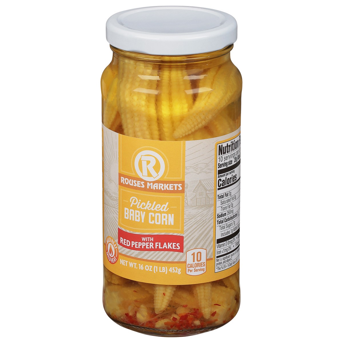 slide 11 of 12, Rous Pkld Baby Corn, 16 oz