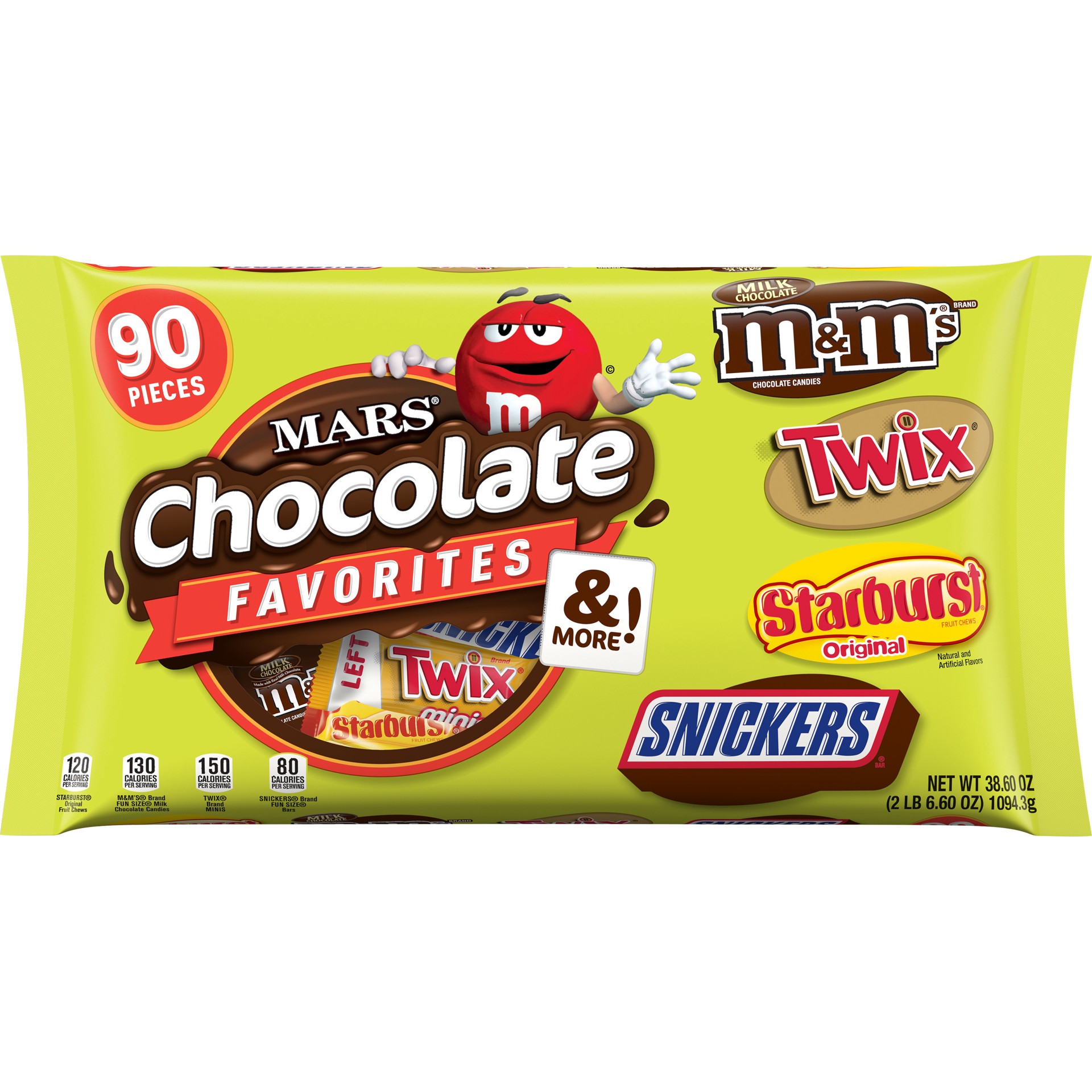 slide 1 of 8, Mixed Mars Chocolate, Halloween Candy Variety Mix, Fun Size, 38.6 Oz, 38 oz