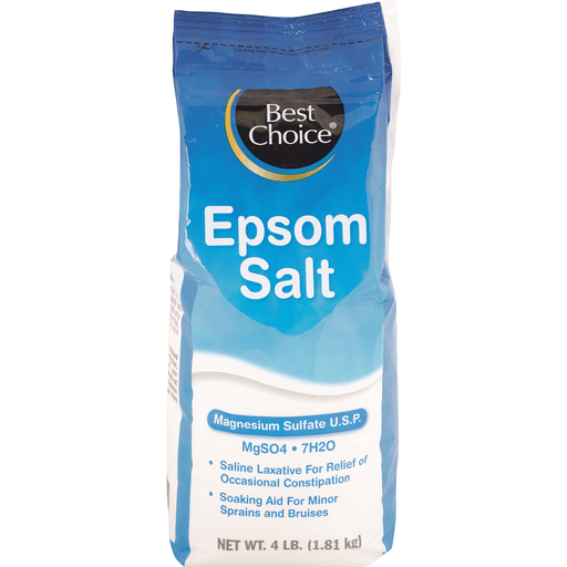 slide 1 of 1, Best Choice Epsom Salts, 4 lb