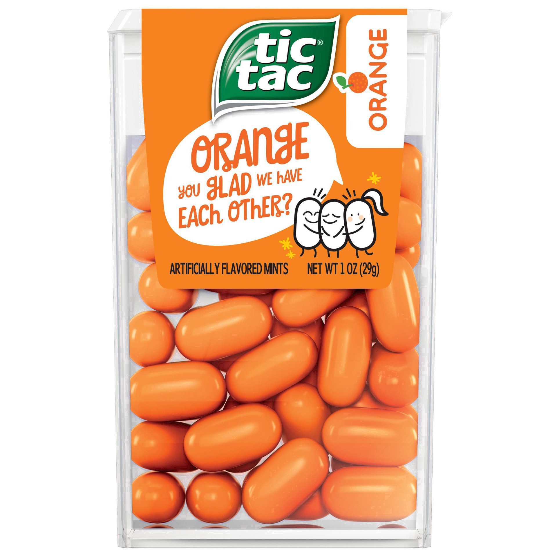 slide 37 of 79, Tic Tac Fresh Breath Mint Candies, Orange Singles - 1oz, 