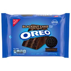 OREO Blackout Cake Chocolate Sandwich Cookies, Limited Edition, 12.2 oz