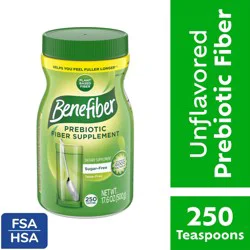 Benefiber Prebiotic Sugar Free Fiber Supplement Powder - 600g