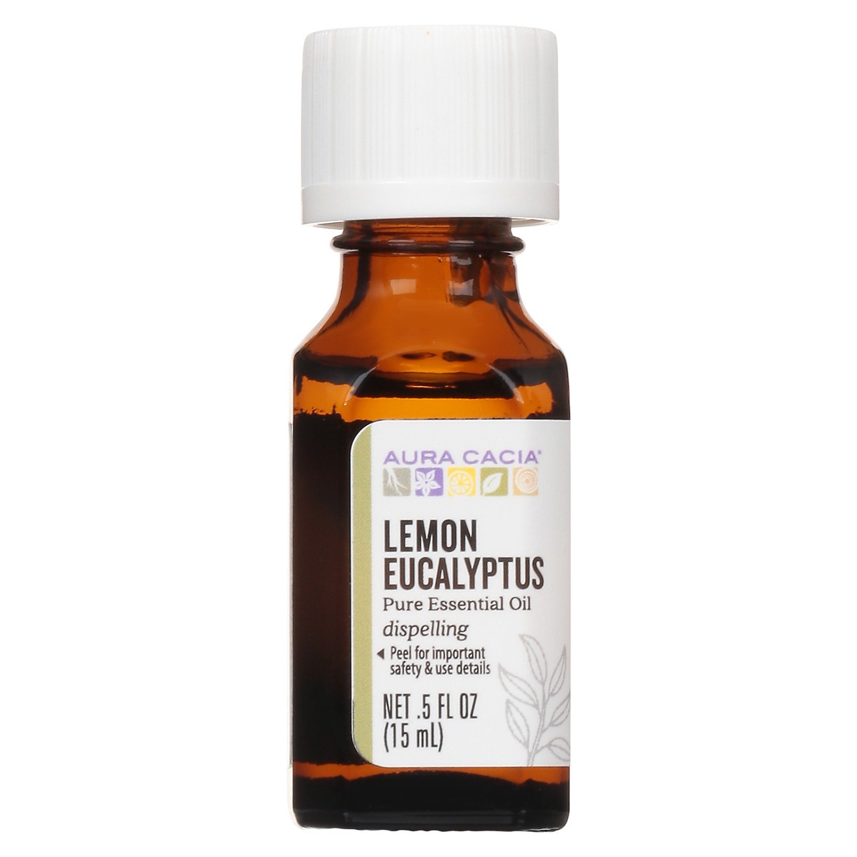 slide 1 of 9, Aura Cacia Lemon Eucalyptus Essential Oil, 0.5 oz