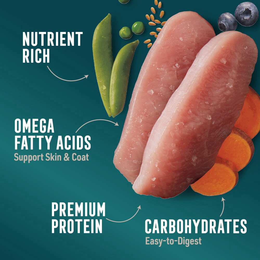 slide 5 of 5, Abound Turkey Sweet Potato Pate Wet Dog Food, 3.5 oz