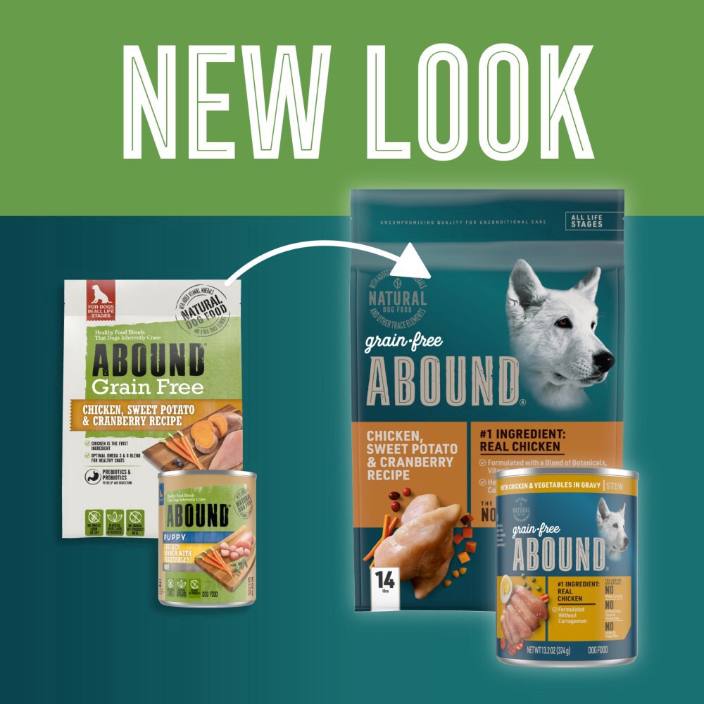 slide 3 of 5, Abound Turkey Sweet Potato Pate Wet Dog Food, 3.5 oz