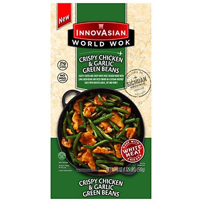 slide 1 of 1, InnovAsian Cuisine World Wok Crispy Chicken with Garlic Green Beans, 18 oz