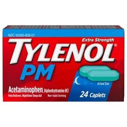 Tylenol PM Extra Strength Caplets, 24ct