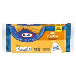 Kraft Mild Cheddar Cheese, 16 oz Block