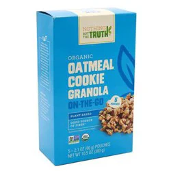 Nothing But The Truth Organic Oatmeal Cookie Granola On-The-Go