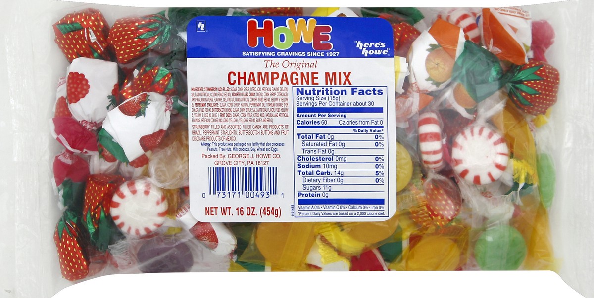 slide 5 of 5, Howe Candy, Champagne Mix, The Original, 16 oz