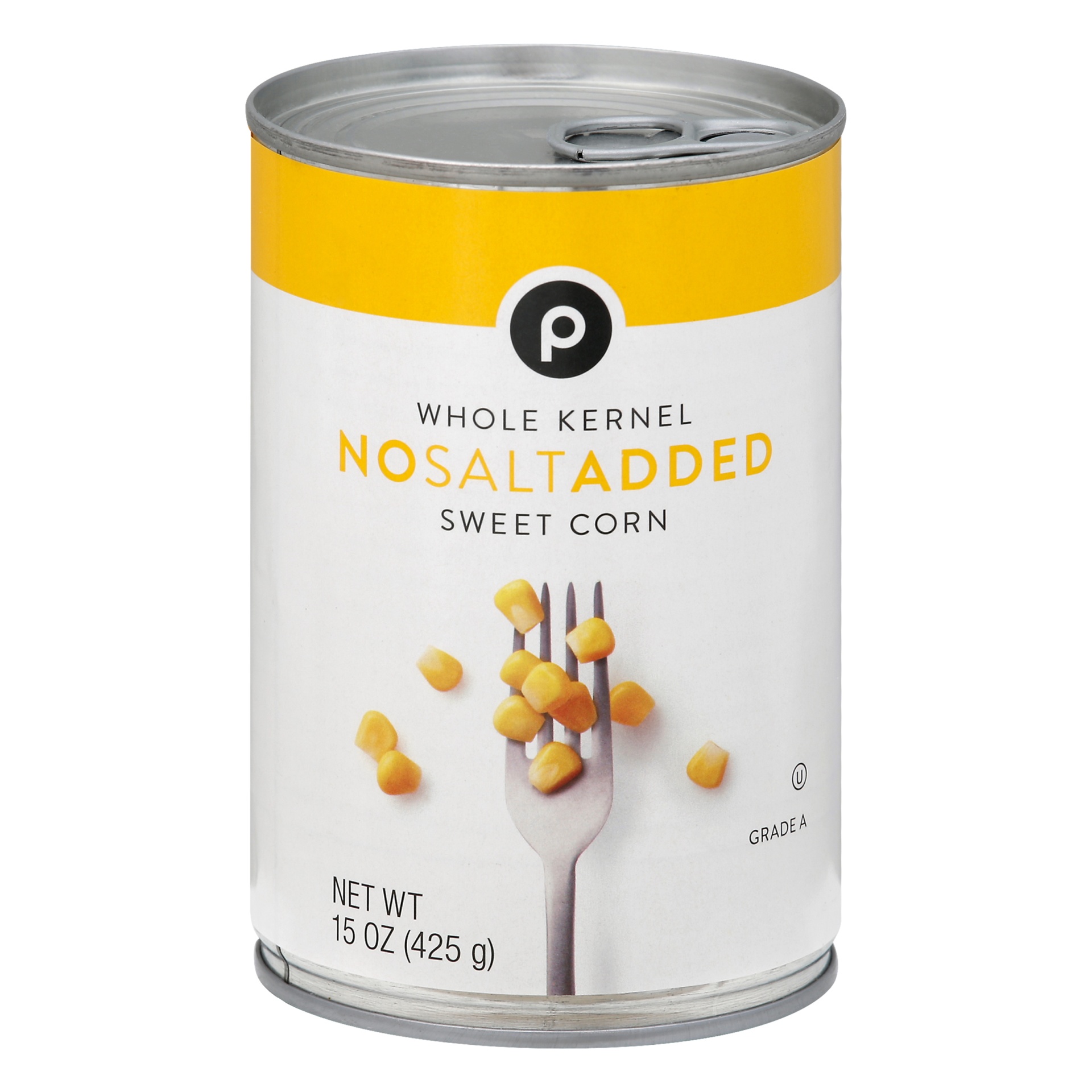 slide 1 of 1, Publix Whole Kernel No Salt Added Sweet Corn, 15 oz