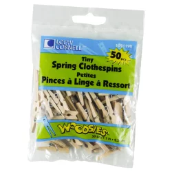 Woodsies Tiny Spring Clothespins