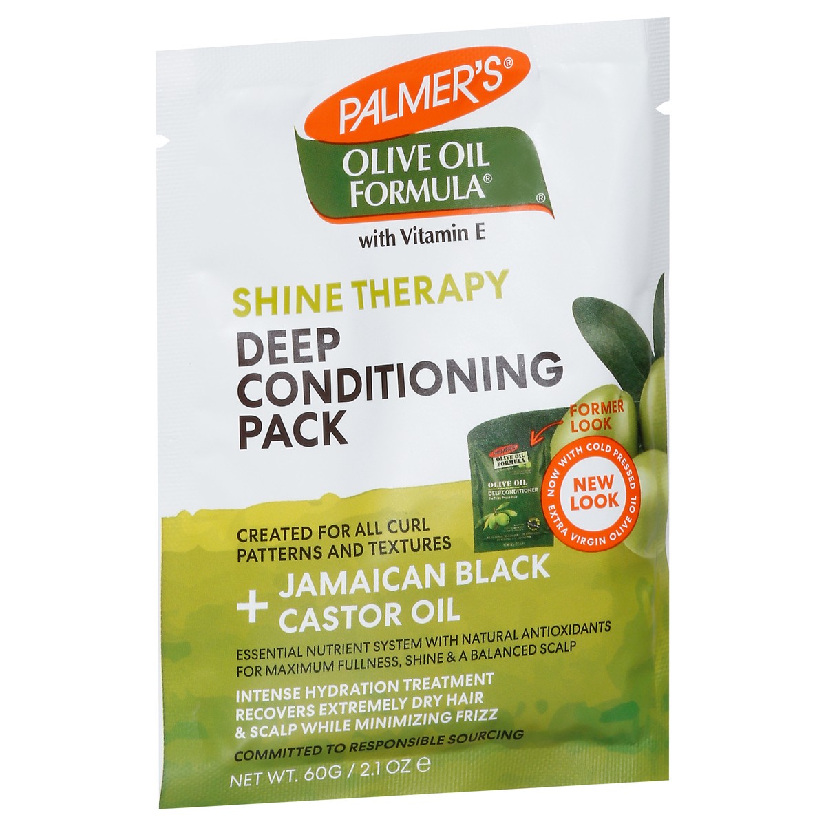 slide 2 of 9, Palmer's Olive Oil Formula Shine Therapy Deep Conditioning Pack, 2.1 oz., 2.1 oz