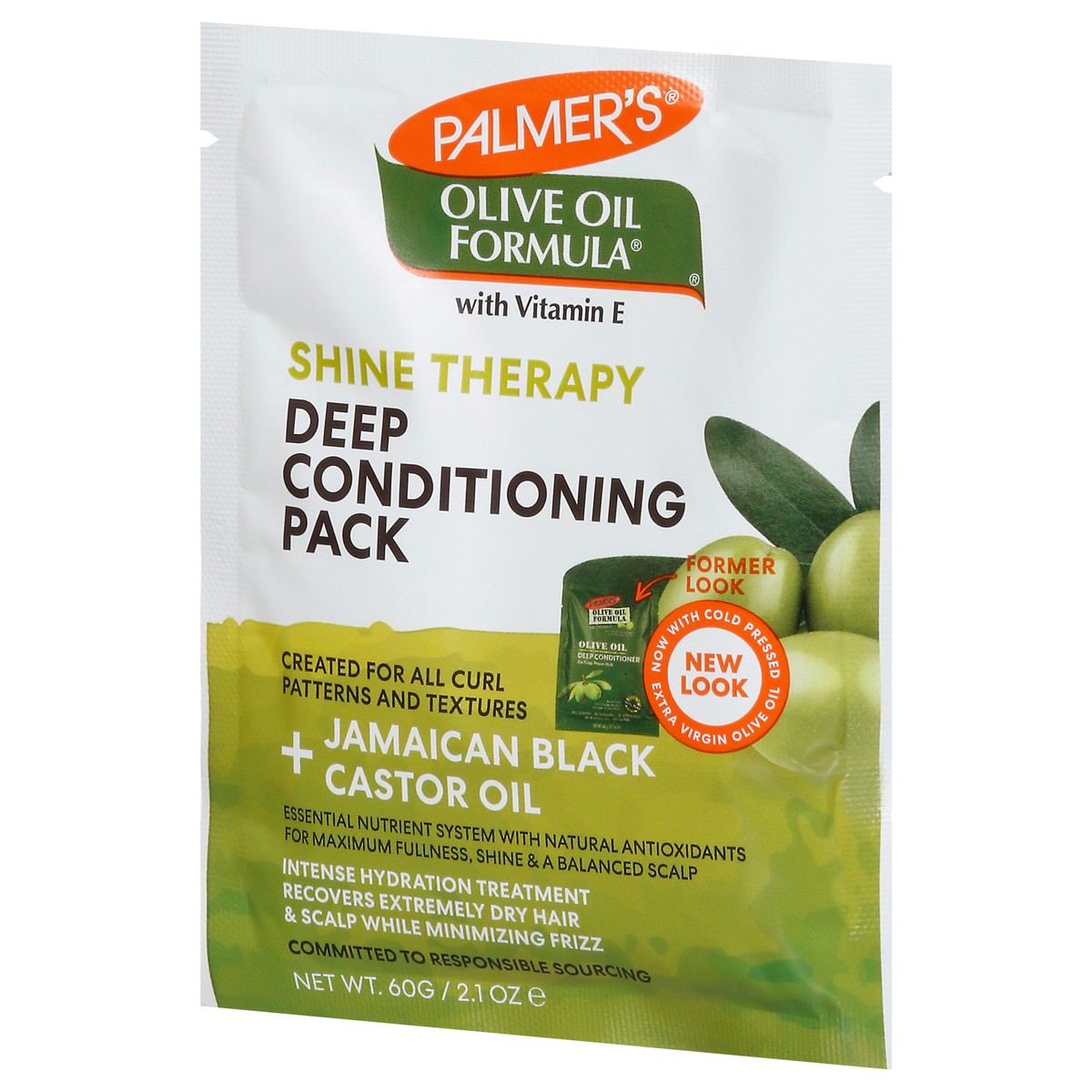 slide 3 of 9, Palmer's Olive Oil Formula Shine Therapy Deep Conditioning Pack, 2.1 oz., 2.1 oz