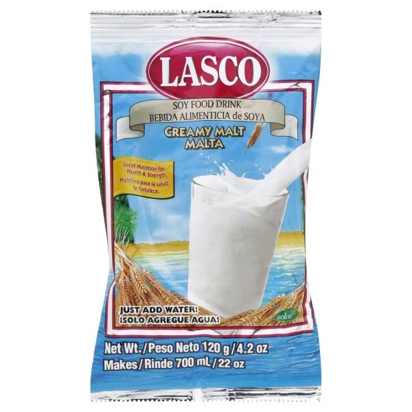 slide 1 of 1, Lasco Creamy Malt Soy, 4.2 oz