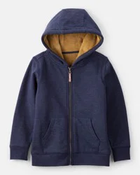 Carter's Boys Long-Sleeve Hooded Zip-Up Jacket - Navy Navy 5
