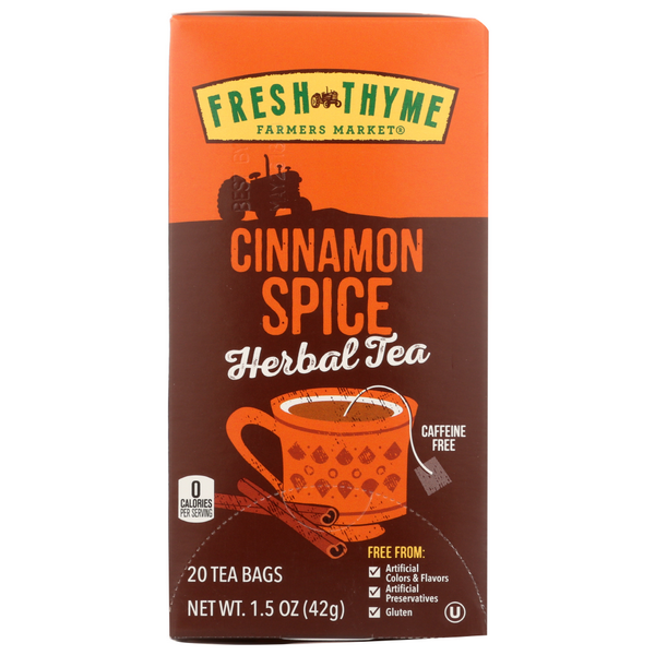 slide 1 of 1, Fresh Thyme Cinnamon Spice Herbal Blend, 20 ct