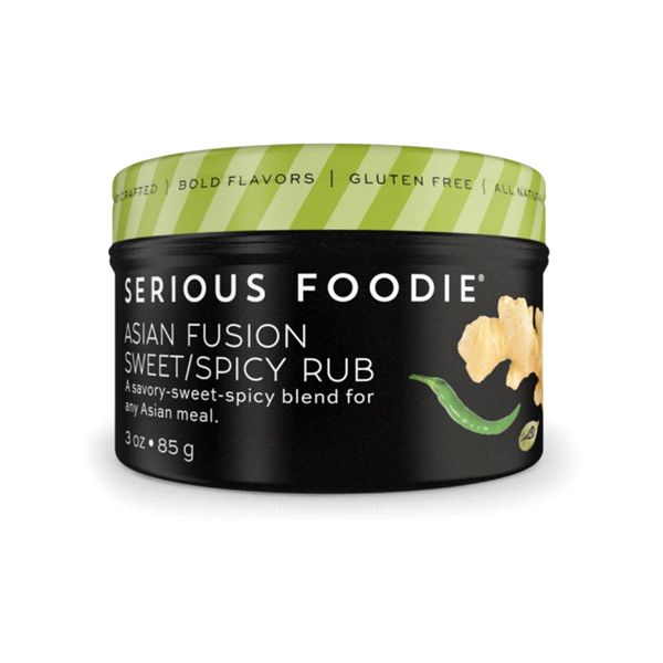 slide 1 of 1, Serious Foodie Asian Fusion Sweet and Spicy Rub, 3 oz