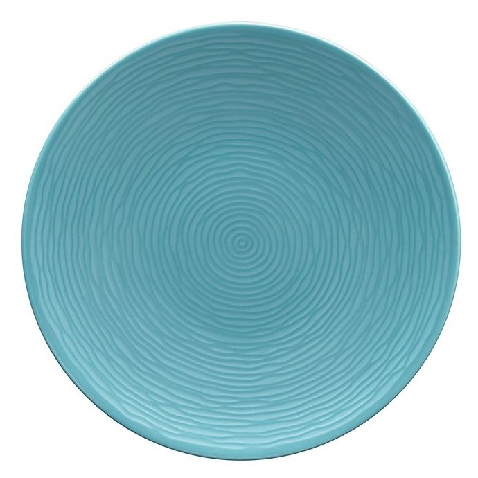 slide 1 of 1, Noritake Turquoise on Turquoise Swirl Coupe Dinner Plate, 1 ct