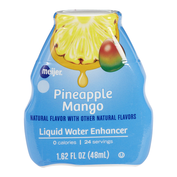 slide 1 of 1, Meijer Pineapple Mango Liquid Water Enhancer, 1.62 oz