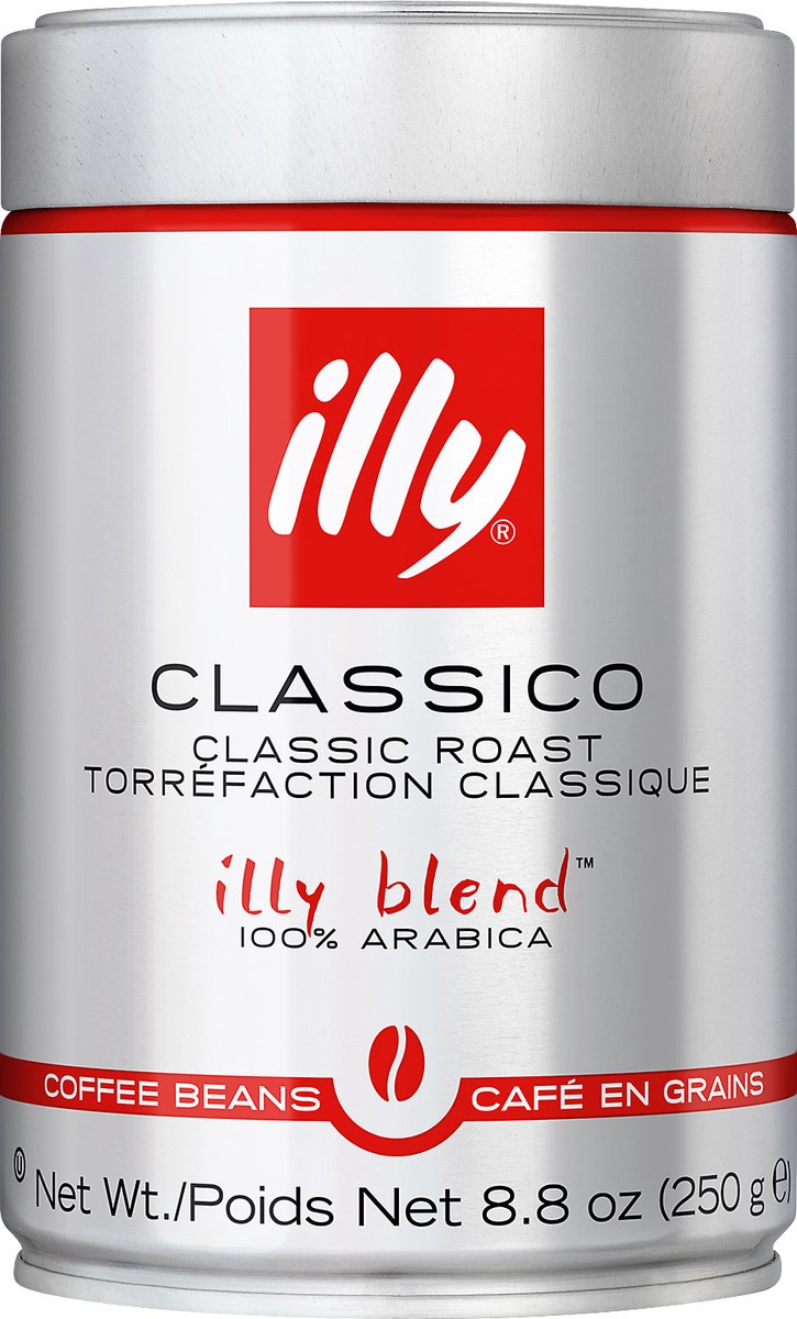 slide 1 of 9, illy Blend 100% Arabica Classic Roast Beans Classico Coffee - 8.8 oz, 8.8 oz