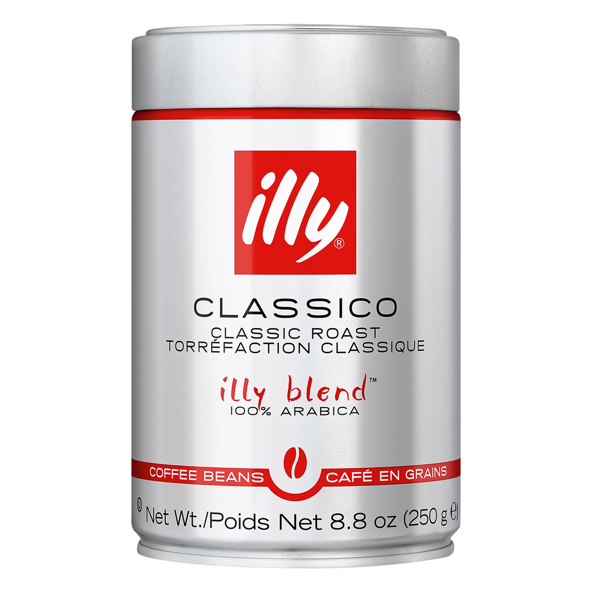 slide 1 of 9, illy Coffee, Beans, Classic Roast, 100% Arabica, 8.8 oz