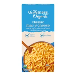 True Goodness Organic Elbows & Cheddar Pasta, 6 Oz