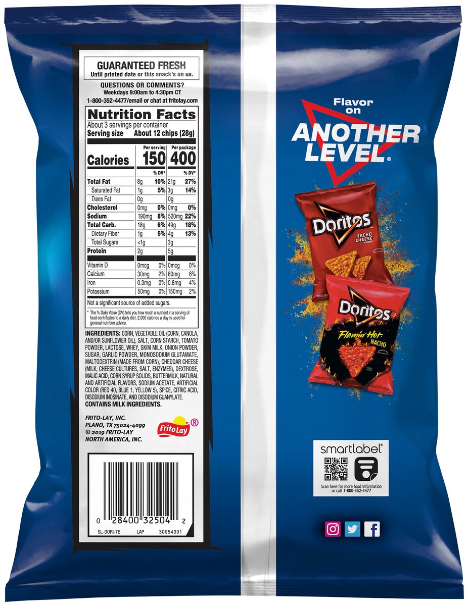 slide 2 of 6, Doritos Tortilla Chips, 2.75 oz