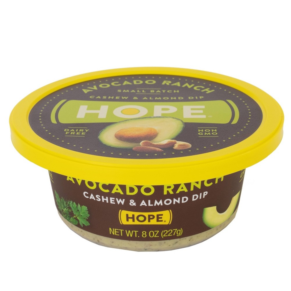 slide 2 of 4, Hope Foods Avocado Ranch Cashew & Almond Dip, 8 oz