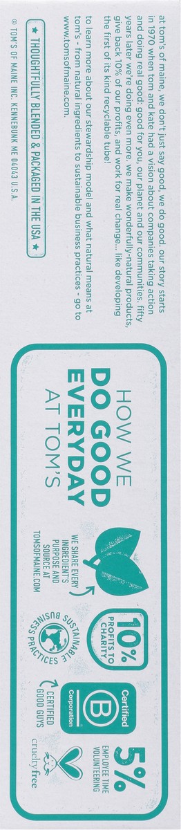 slide 9 of 9, Tom's of Maine Tom’s of Maine Sensitive + Whitening Fluoride Free Toothpaste, Soothing Mint 4.0 Oz., 4 oz