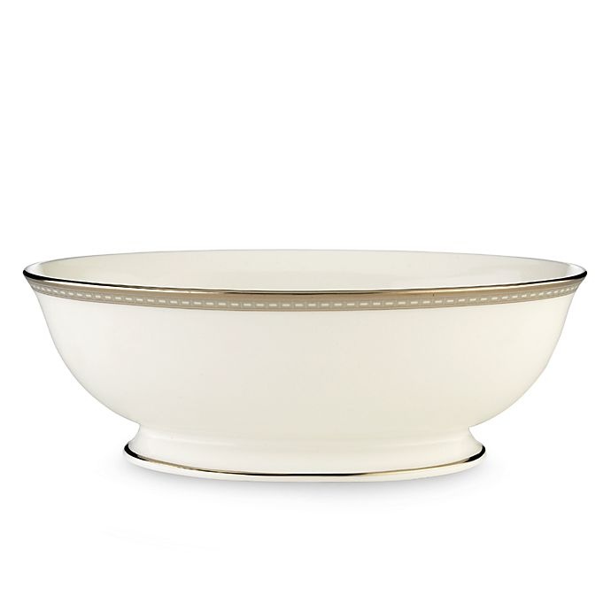 slide 1 of 1, Lenox Murray Hill Oval Vegetable Bowl, 1 ct