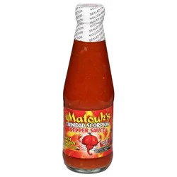 Matouk's Trinidad Scorpion Fiery Hot Salsa Picante Pepper Sauce 10 fl oz