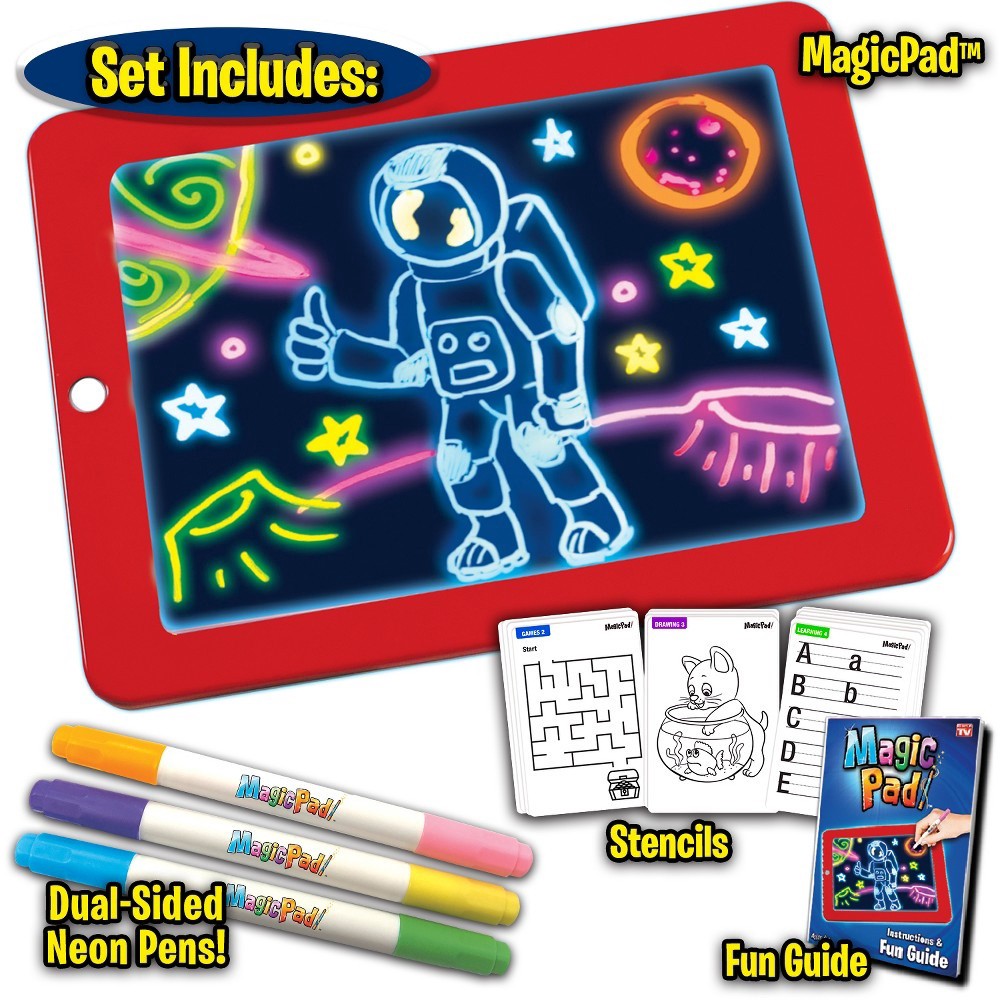 slide 4 of 4, As Seen on TV Magic Pad Light Up Drawing Pad, 1 ct